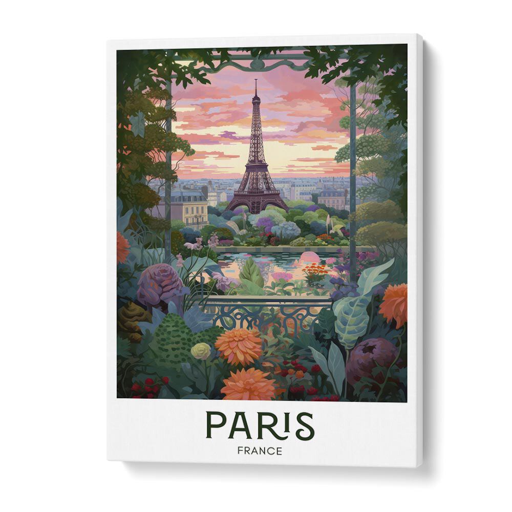 parisian dreams travel posters in Gallery Wrap