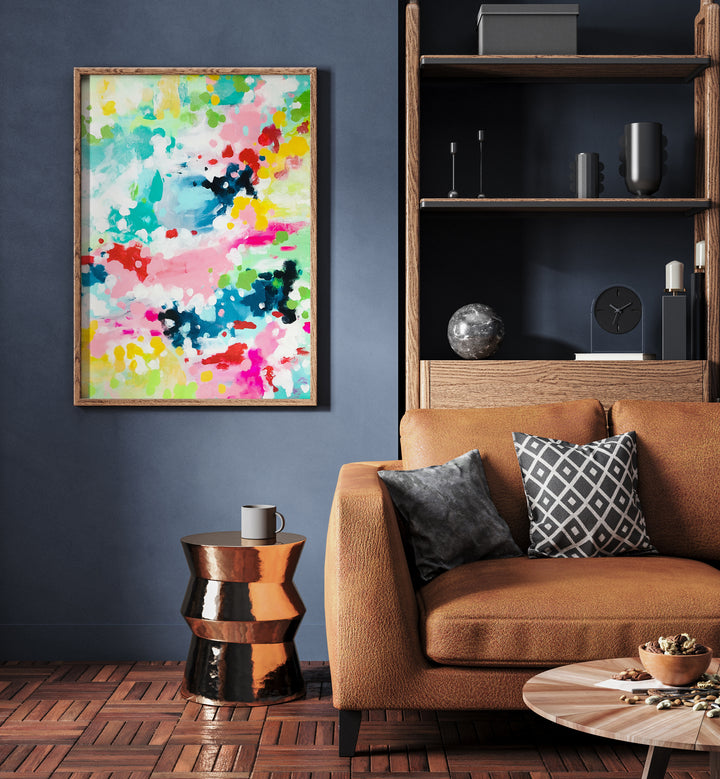 pastel fantasy by ejaaz haniff abstract art prints Artwork I placed on a wall