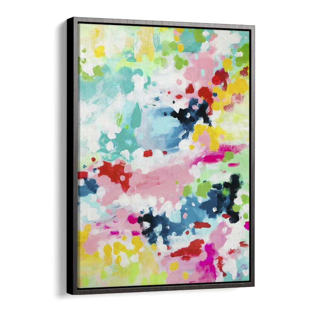 pastel fantasy by ejaaz haniff abstract art prints in Black Floater Frame