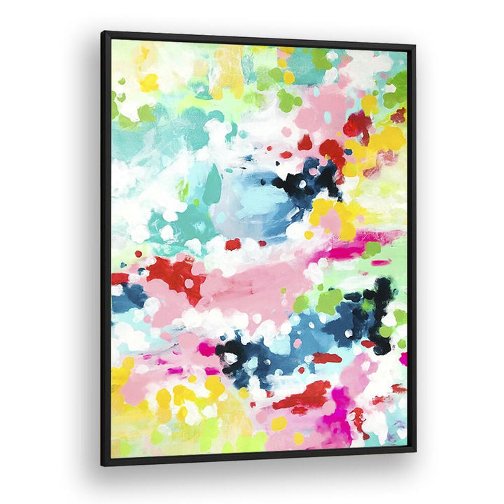 pastel fantasy by ejaaz haniff abstract art prints in Black Plain Frame