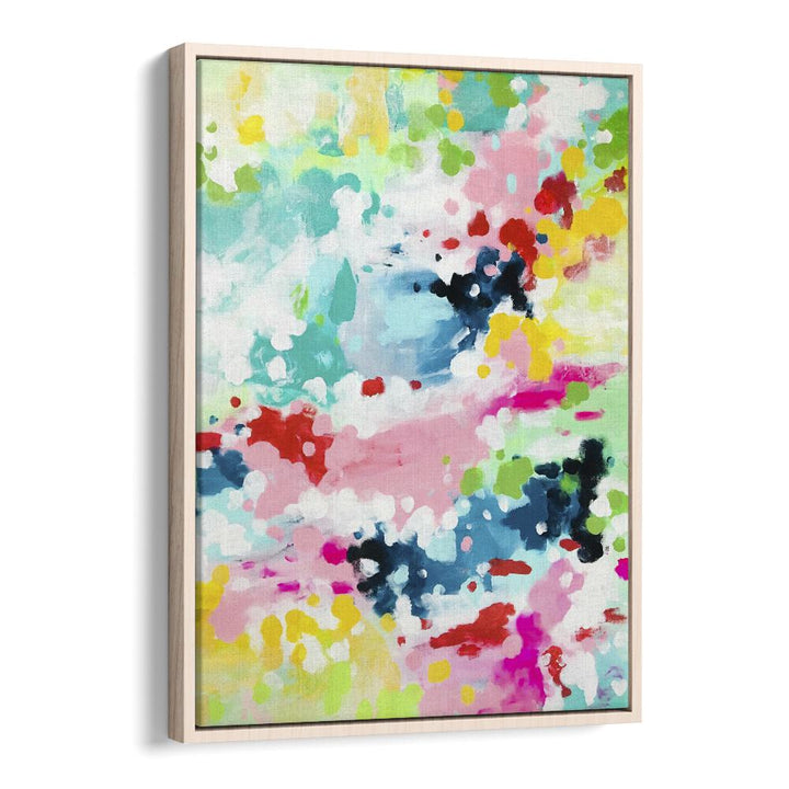 pastel fantasy by ejaaz haniff abstract art prints in Oak Wood Floater Frame