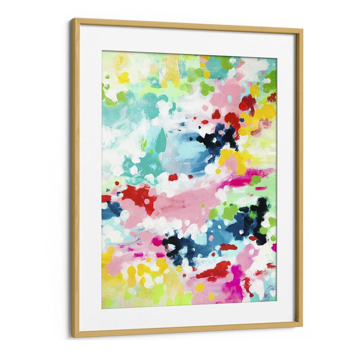 pastel fantasy by ejaaz haniff abstract art prints in Oak Wood Frame With Mount