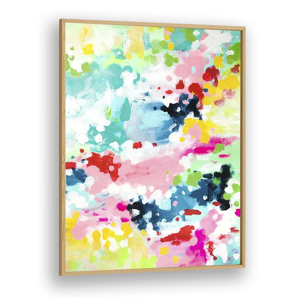 pastel fantasy by ejaaz haniff abstract art prints in Oak Wood Plain Frame