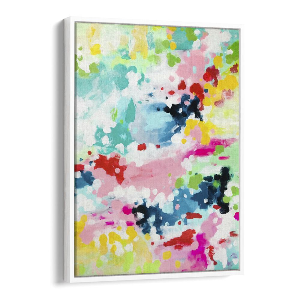 pastel fantasy by ejaaz haniff abstract art prints in White Floater Frame