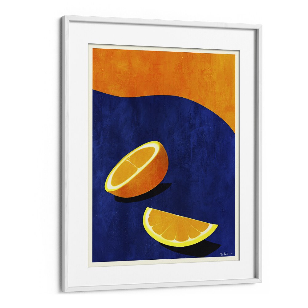 petit dejeuner kitchen posters kitchen art prints in White Frame With Mount