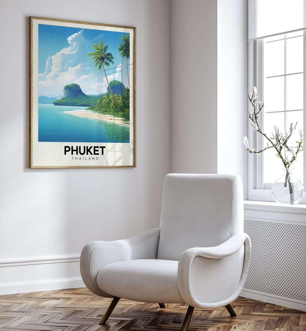 phuket-thailand travel posters Artwork I placed on a Wall 