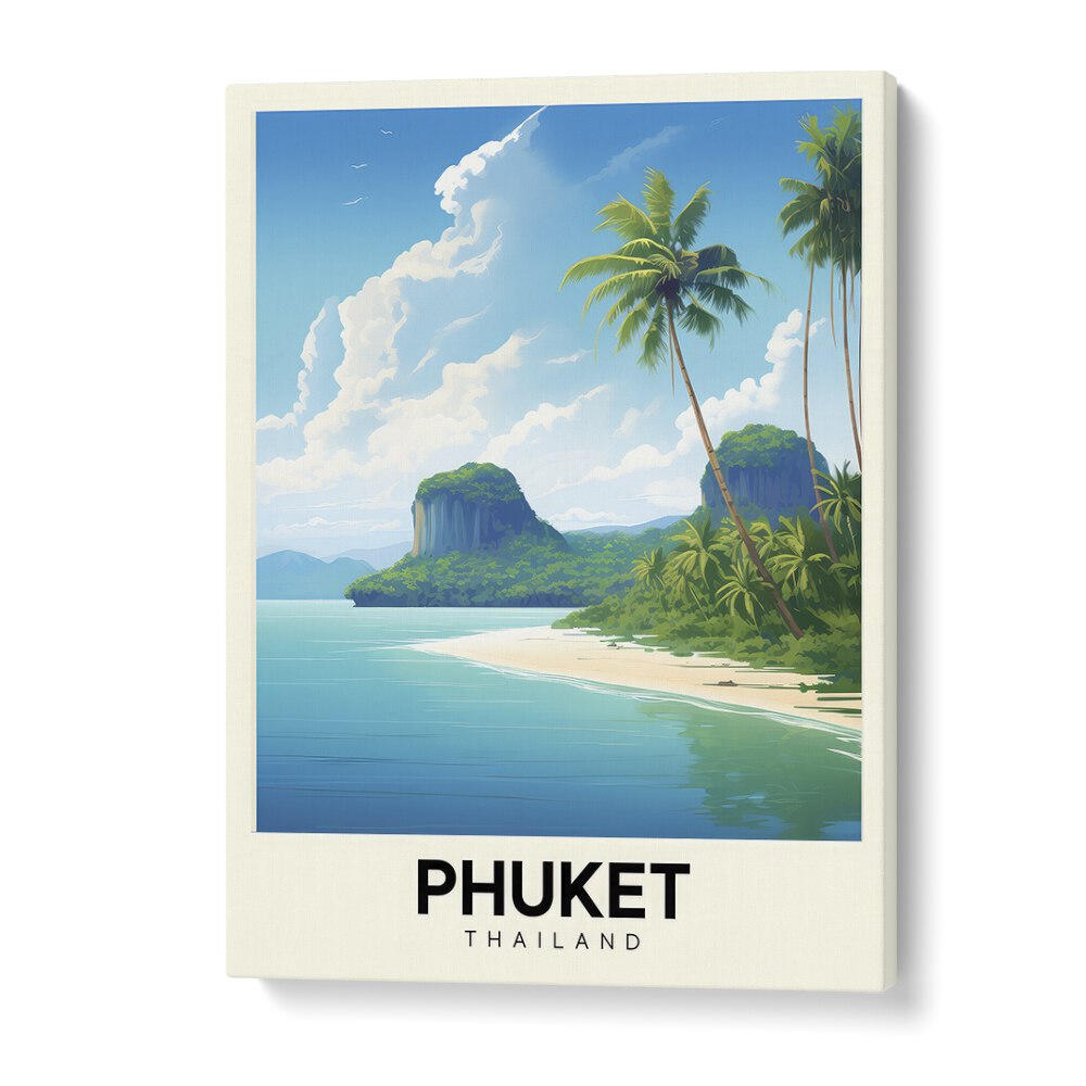 phuket-thailand travel posters in Gallery Wrap