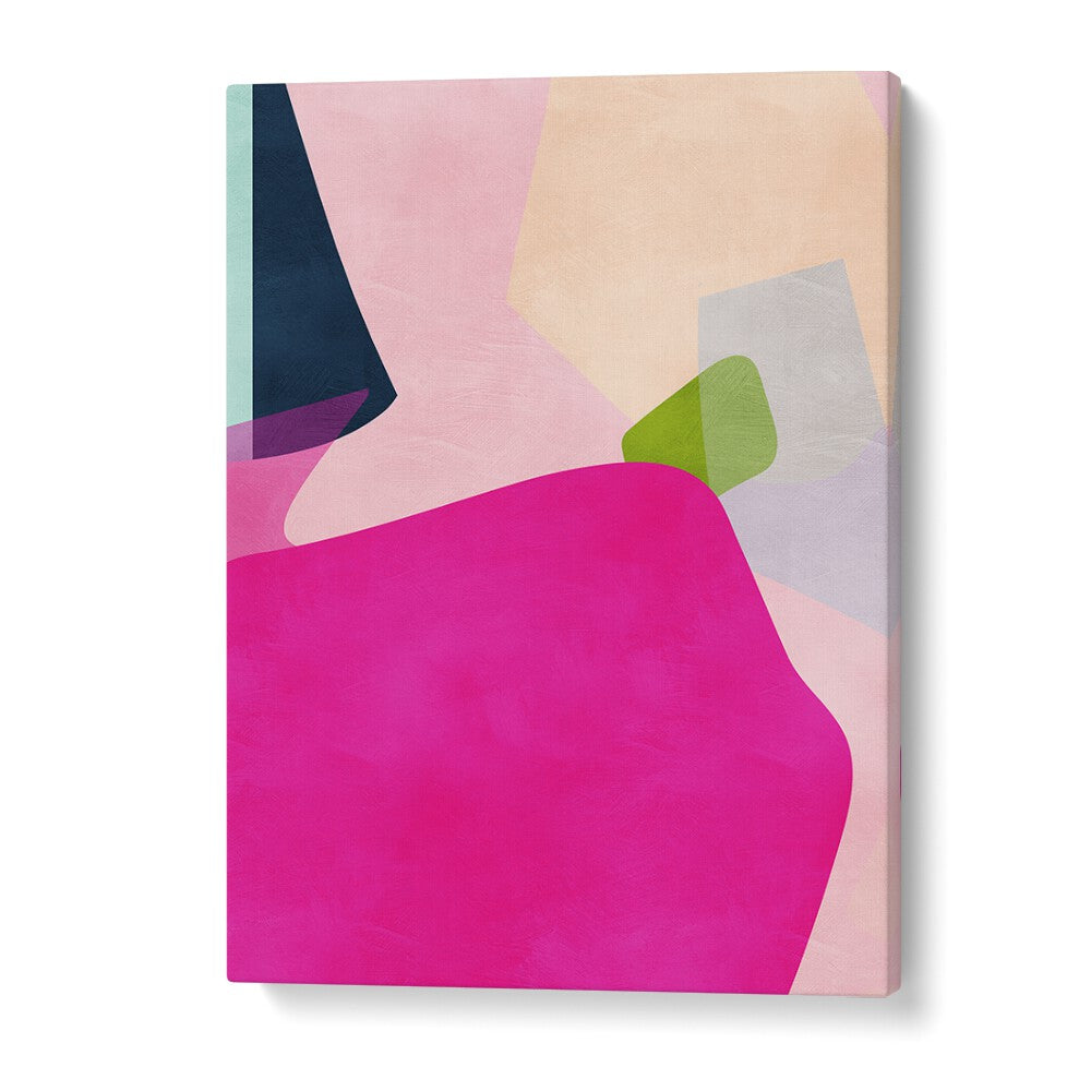 pink pastel shape by ana rut bre abstract art abstract wall art in Gallery Wrap