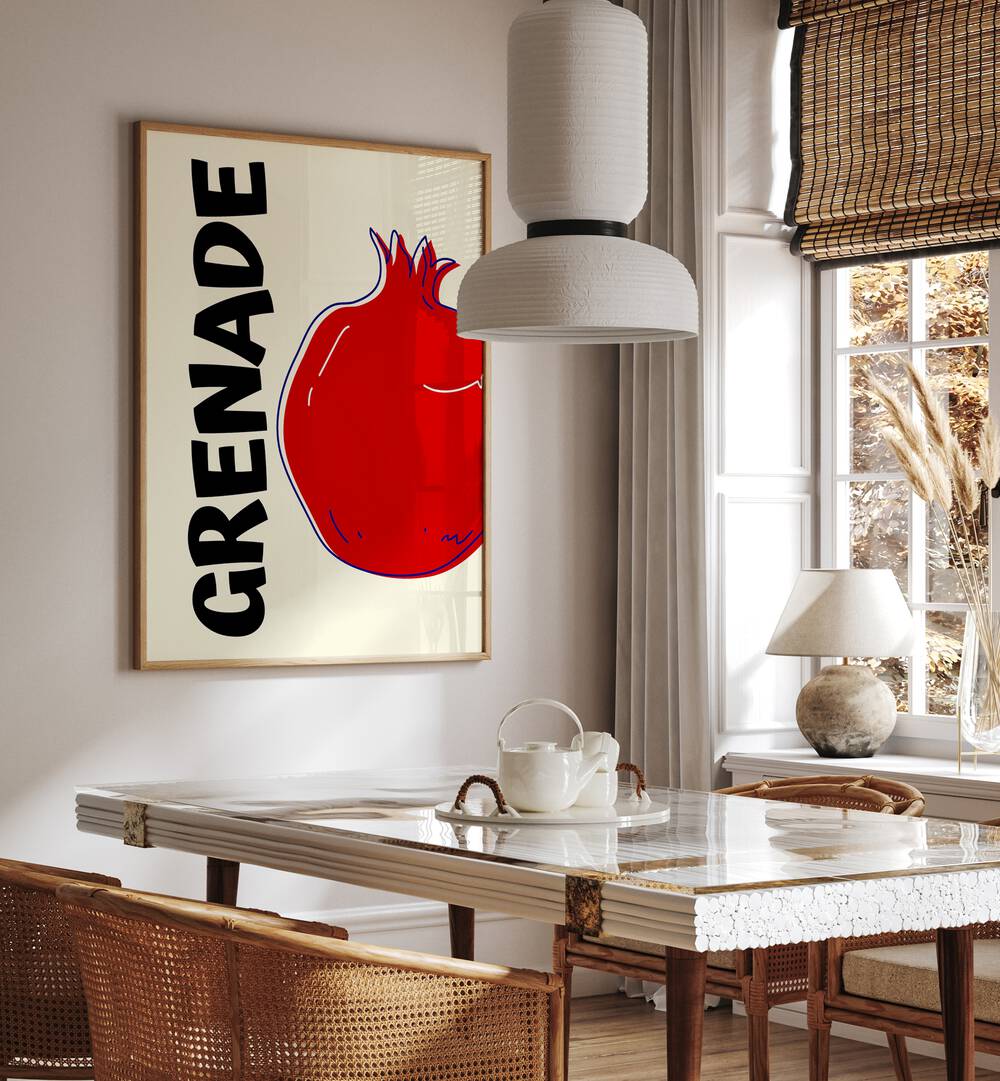 pomo-grenade i kitchen posters kitchen art prints Artwork I placed on a wall