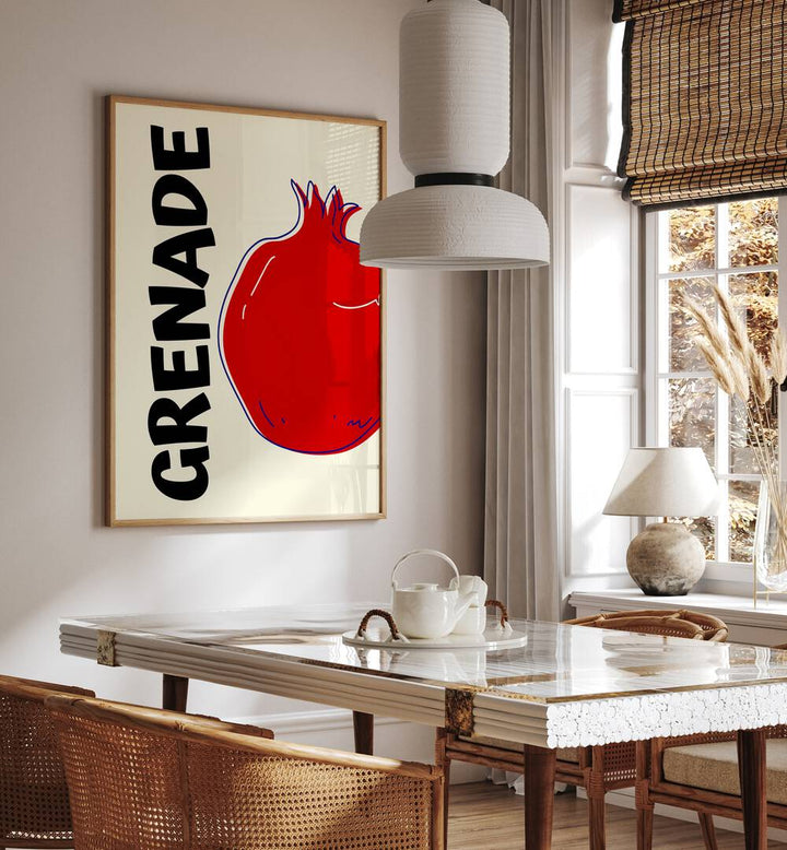 pomo-grenade i kitchen posters kitchen art prints Artwork I placed on a wall