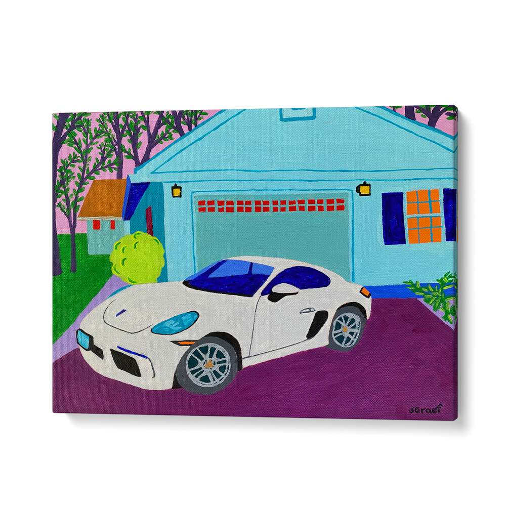porsche landscape art prints in Gallery Wrap