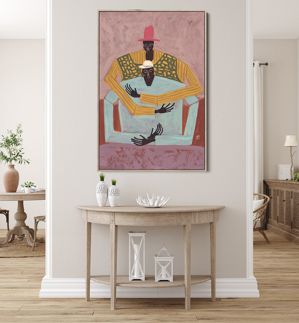 THE HUG , PORTRAITS & FIGURATIVE ILLUSTRATIONS