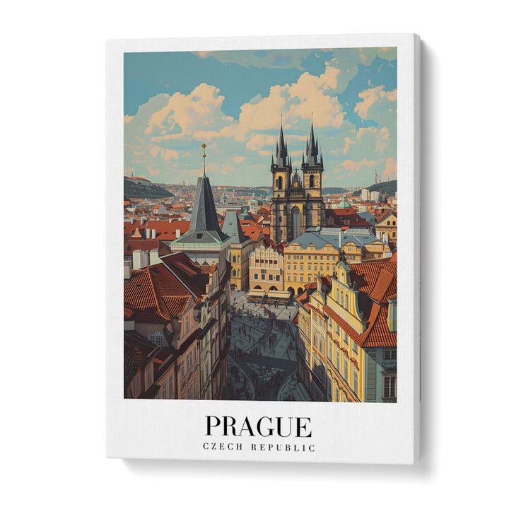 prague-czech republic II travel posters in Gallery Wrap