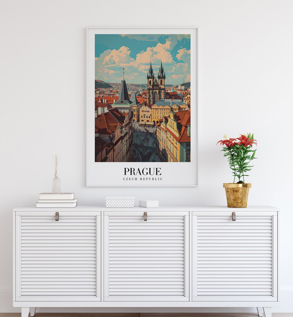 prague-czech republic II travel posters in Gallery Wrap