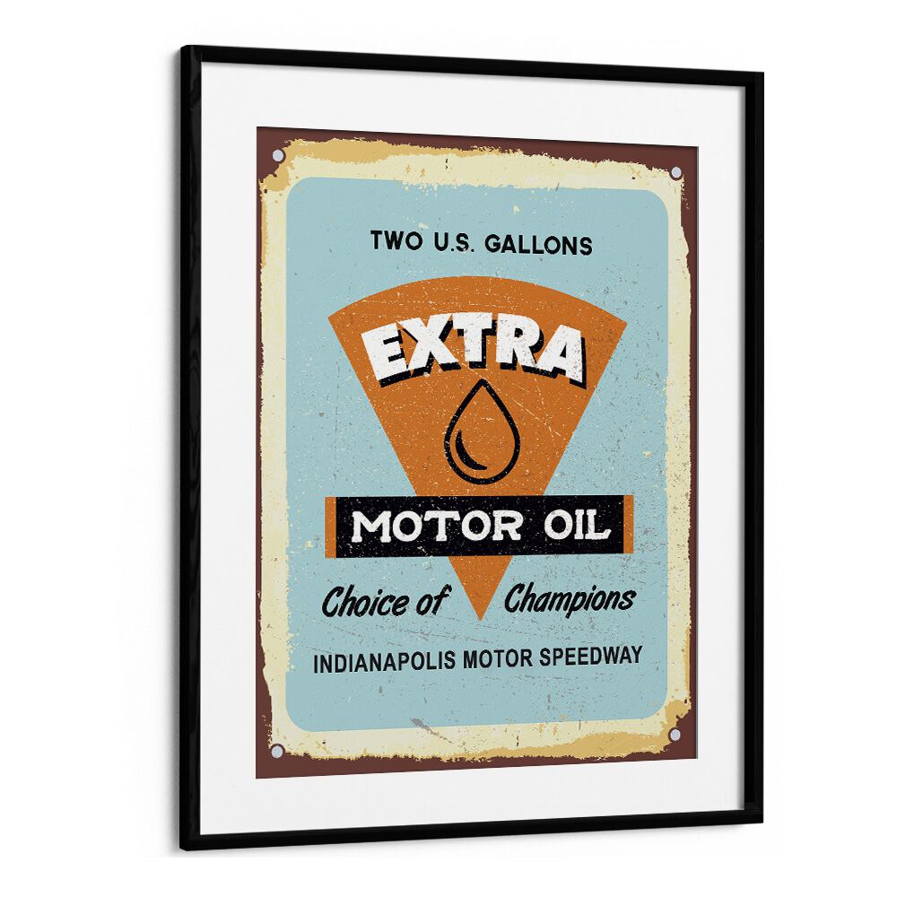 premium imported car poster in Black Frame With Mount