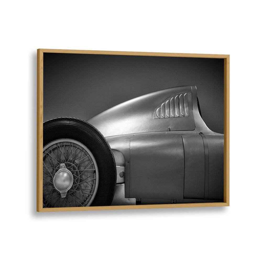 prototype car poster in Oak Wood Plain Frame