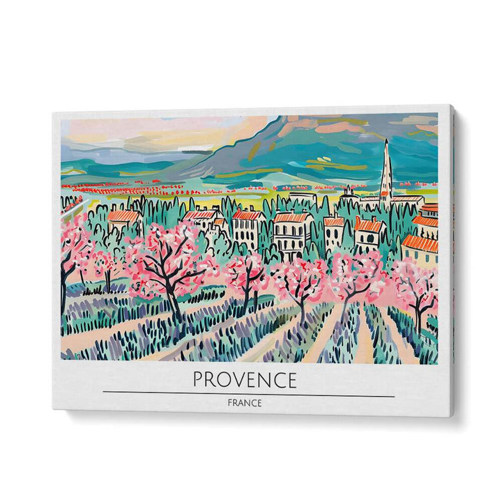 provence city-france travel posters in Gallery Wrap