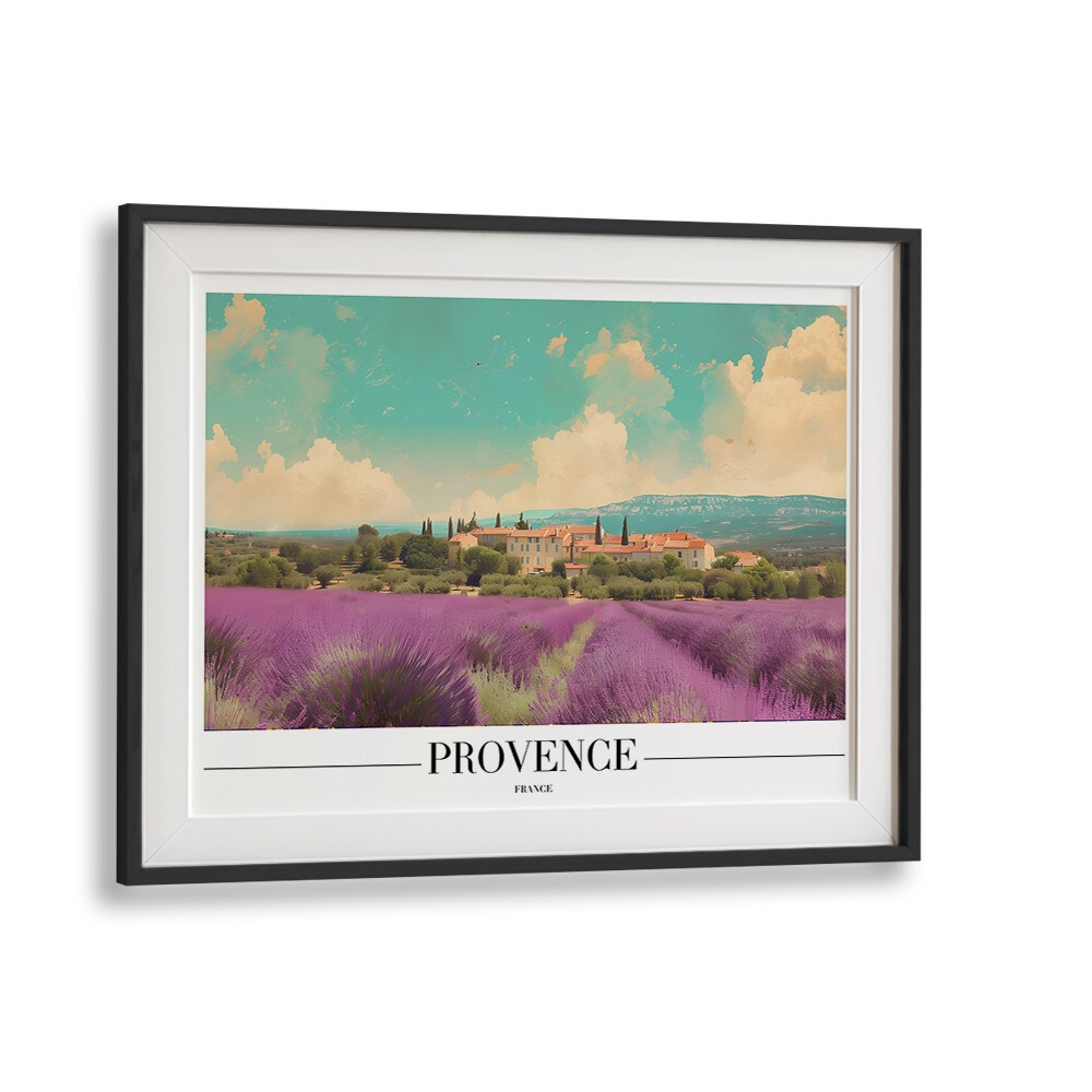 provence-france II travel posters in Black Frame With Mount