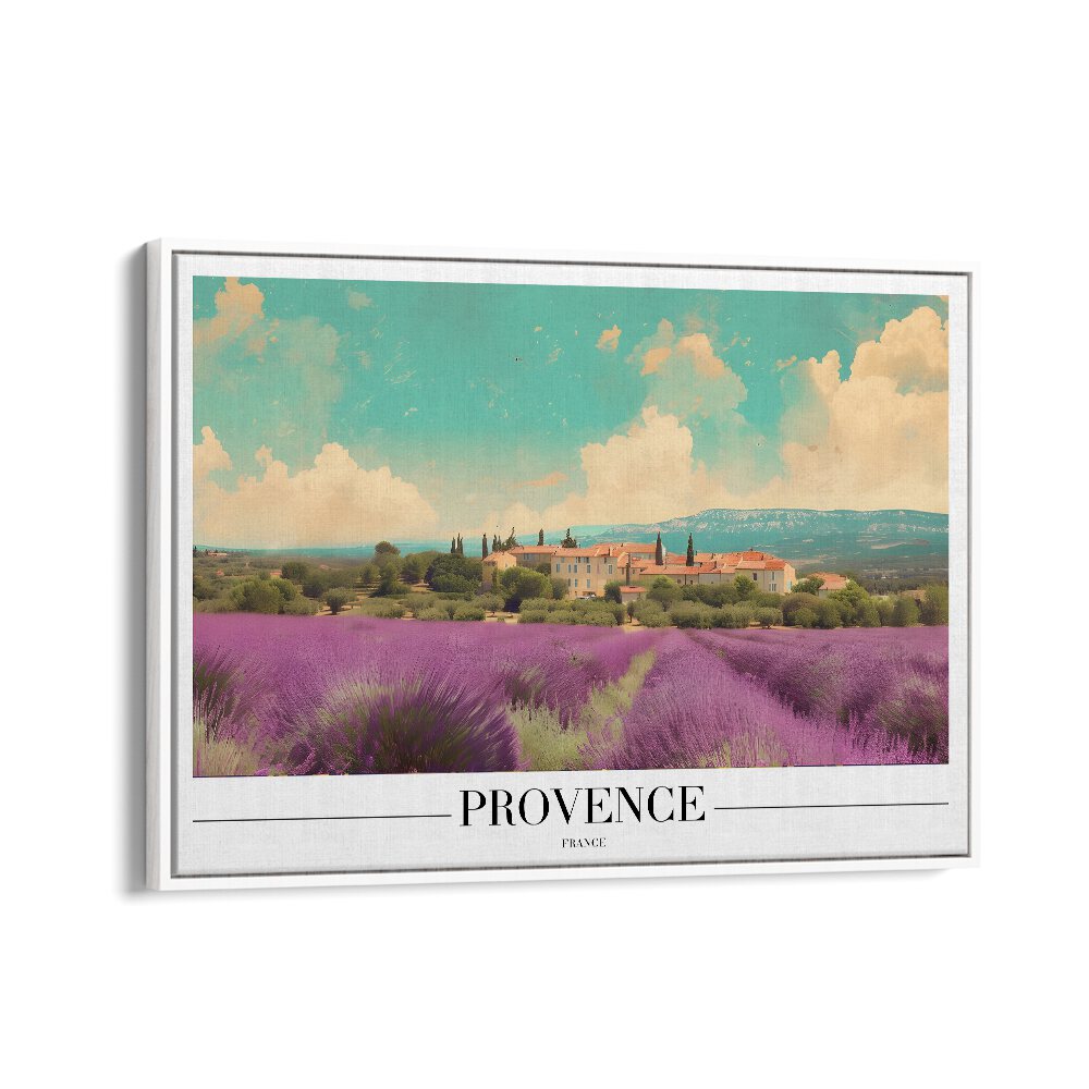 provence-france II travel posters in White Floater Frame