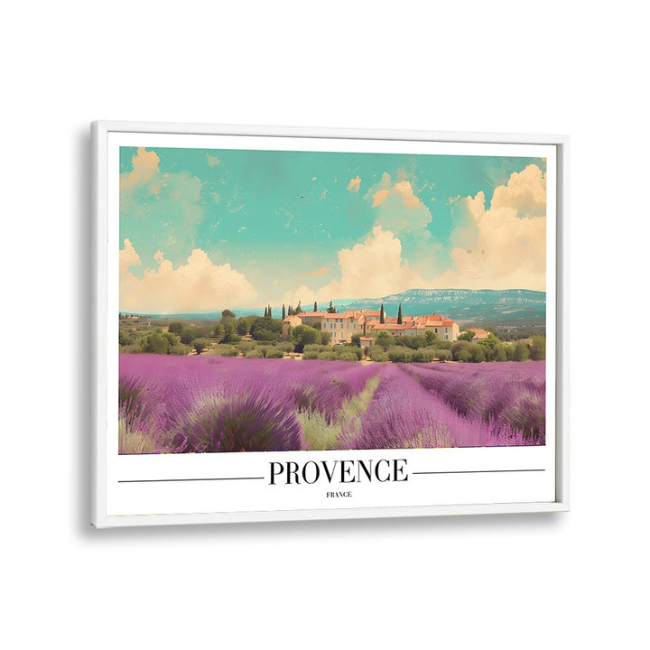 provence-france II travel posters in White Plain Frame