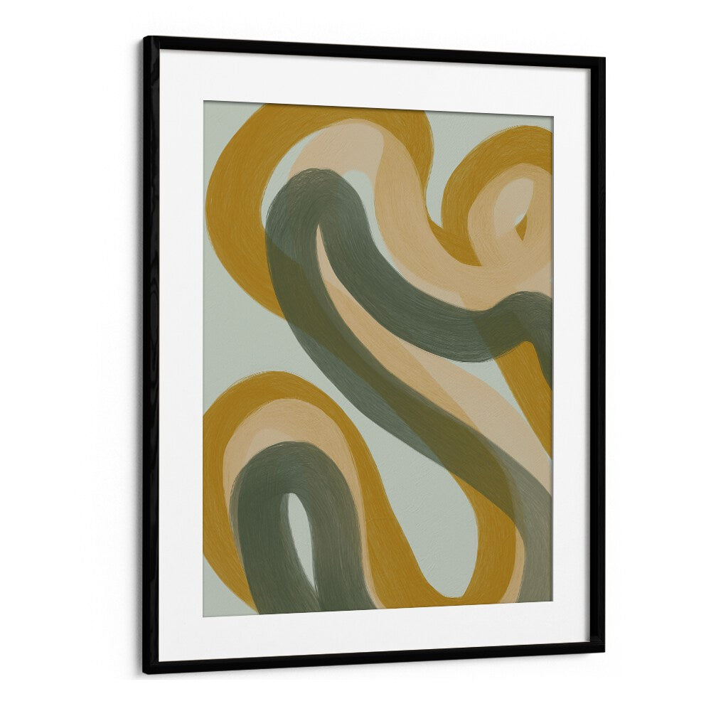 pulcher by yopie studio abstract art paintings in Black Frame With Mount