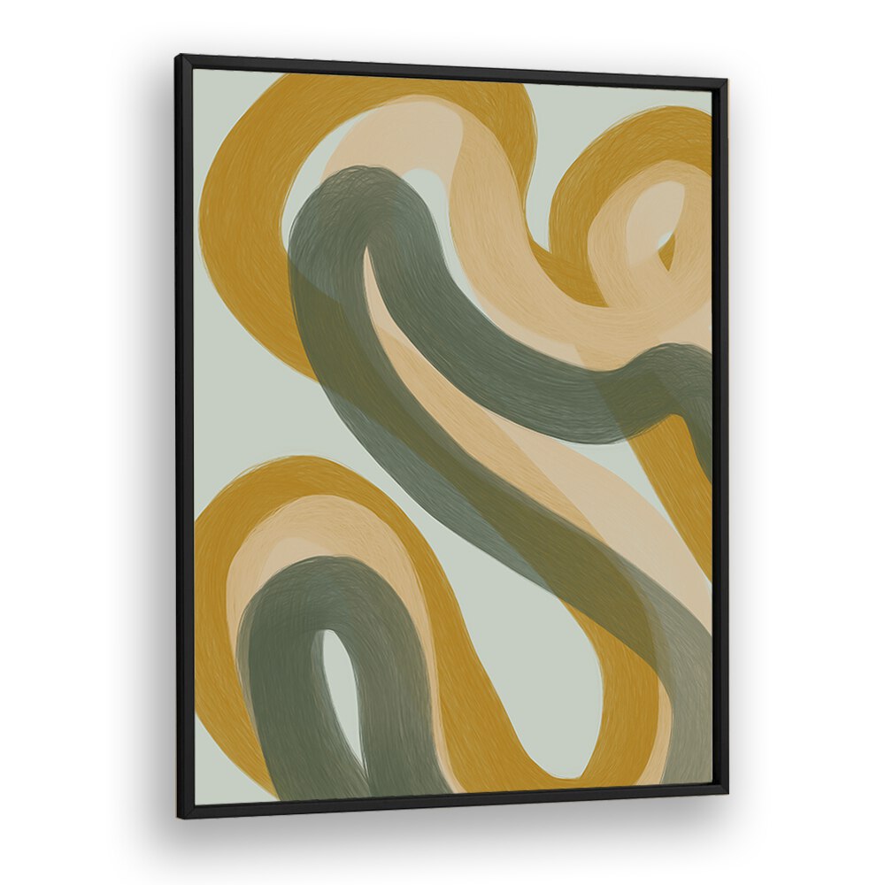 pulcher by yopie studio abstract art paintings in Black Plain Frame