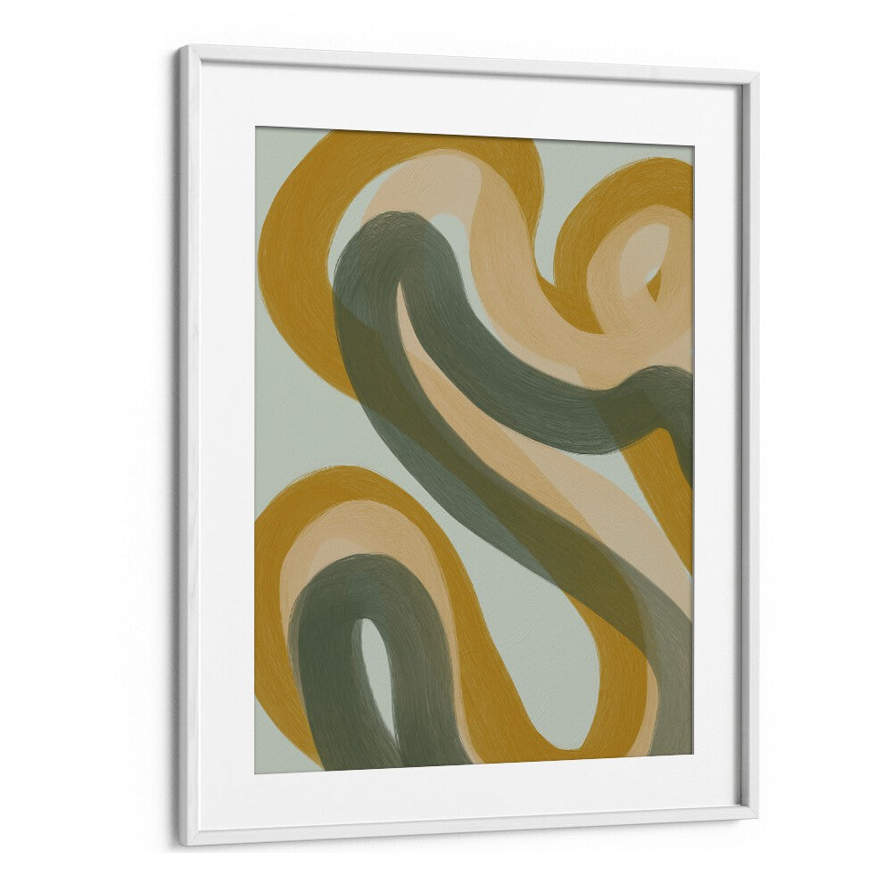 pulcher by yopie studio abstract art paintings in White Frame With Mount