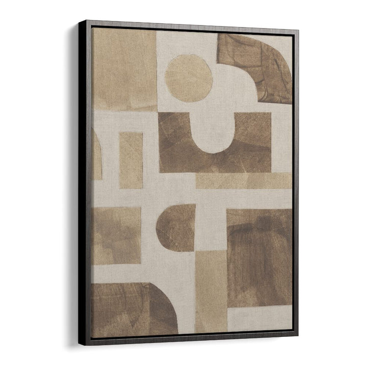 puzzle II by alisa galitsyna geometric art prints geometric paintings in Black Floater Frame