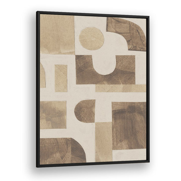 puzzle II by alisa galitsyna geometric art prints geometric paintings in Black Plain Frame