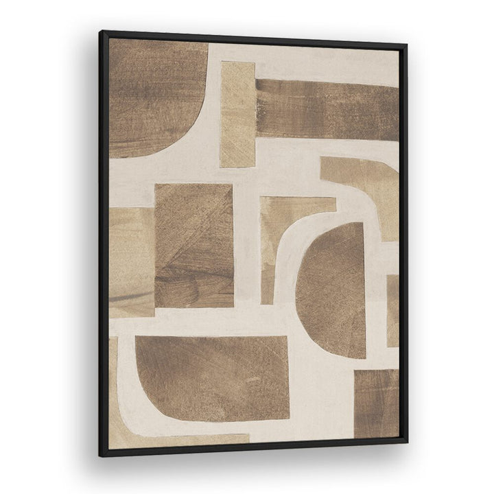 puzzle III by alisa galitsyna geometric art prints geometric paintings in Black Plain Frame