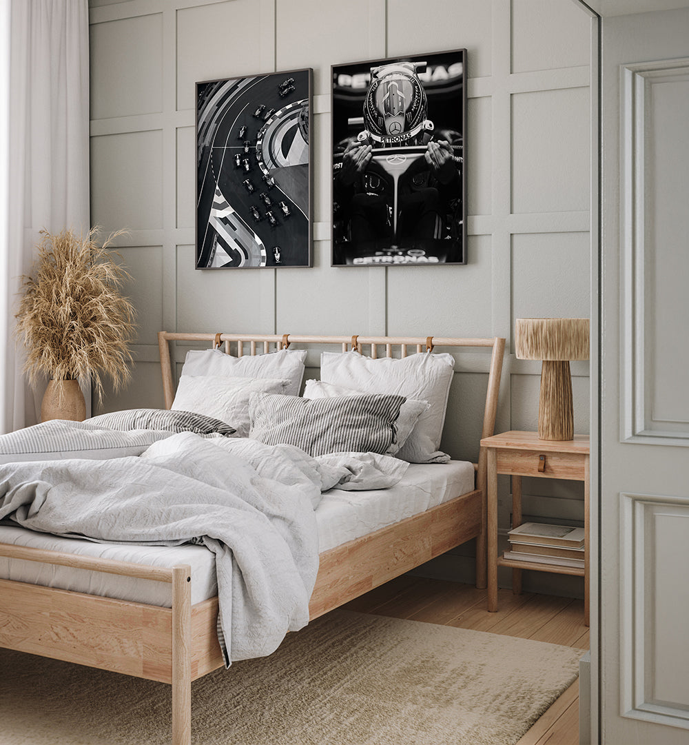 RACE DAY , SET OF 2 PAINTINGS