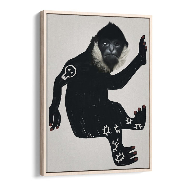 rebellion no.i by gabriella roberg wall art prints in Oak Wood Floater Frame