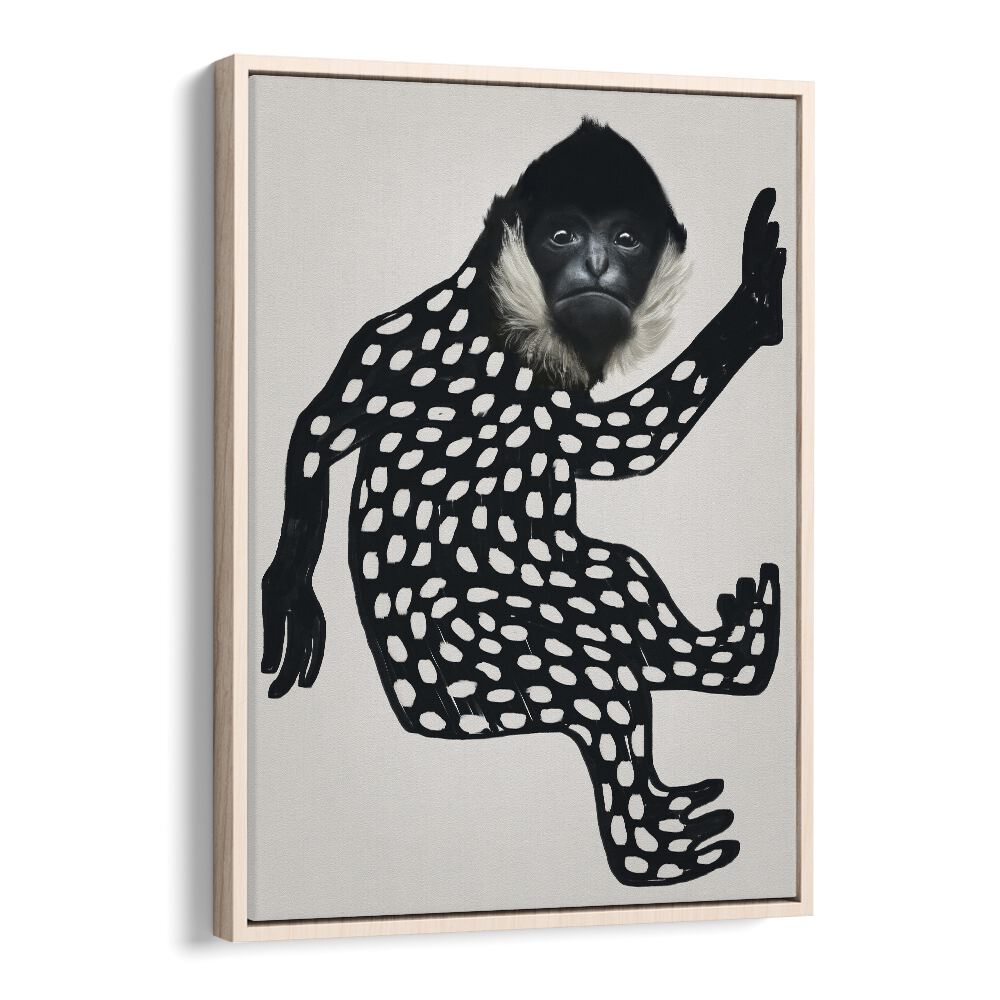 rebellion no.ii by gabriella roberg wall art prints in Oak Wood Floater Frame