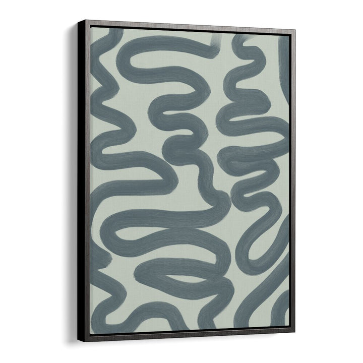 renovare by yopie studio abstract art paintings in Black Floater Frame