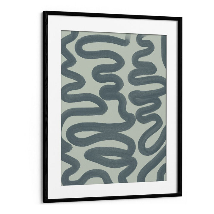 renovare by yopie studio abstract art paintings in Black Frame With Mount