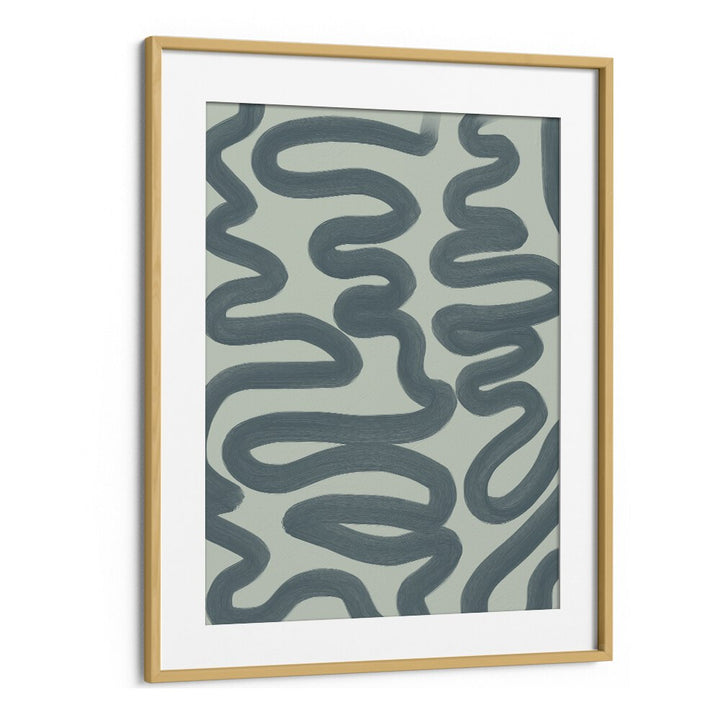 renovare by yopie studio abstract art paintings in Oak Wood Frame With Mount