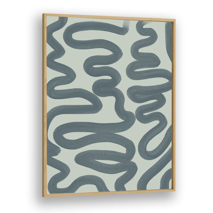 renovare by yopie studio abstract art paintings in Oak Wood Plain Frame