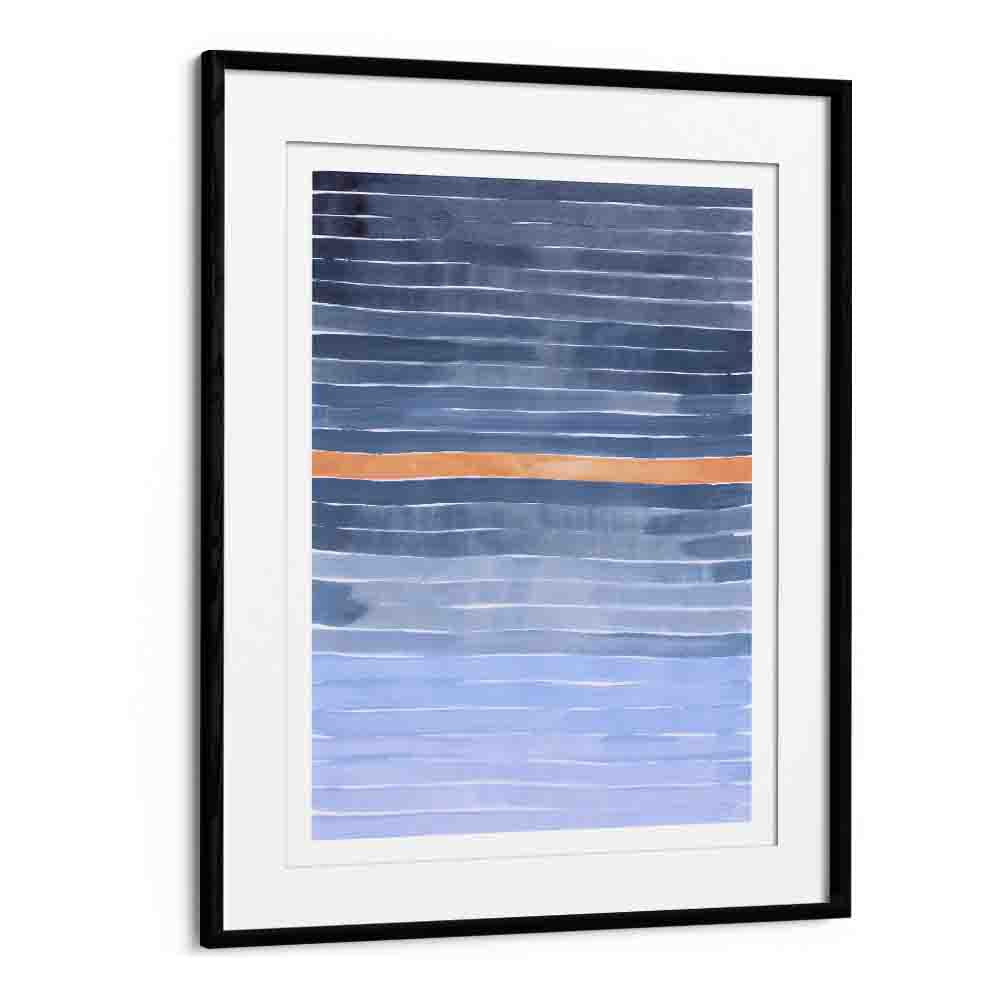 riptide by ejaaz haniff abstract art prints in Black Frame With Mount