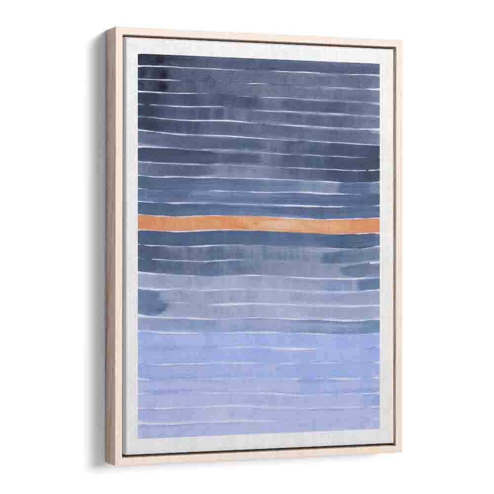 riptide by ejaaz haniff abstract art prints in Oak Wood Floater Frame