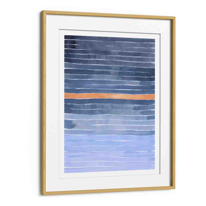 riptide by ejaaz haniff abstract art prints in Oak Wood Frame With Mount