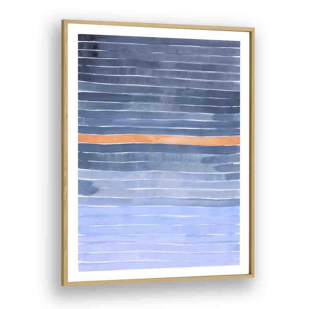 riptide by ejaaz haniff abstract art prints in Oak Wood Plain Frame