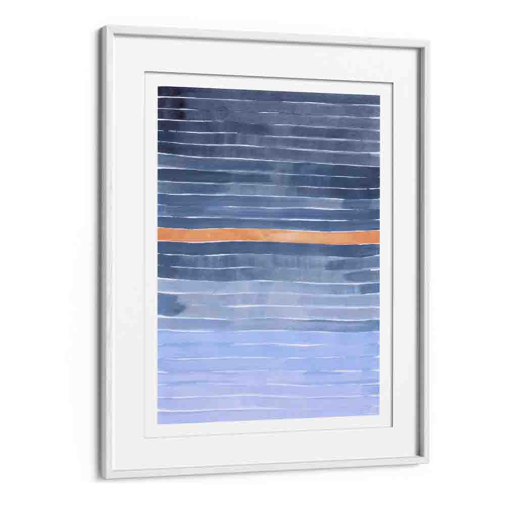 riptide by ejaaz haniff abstract art prints in White Frame With Mount