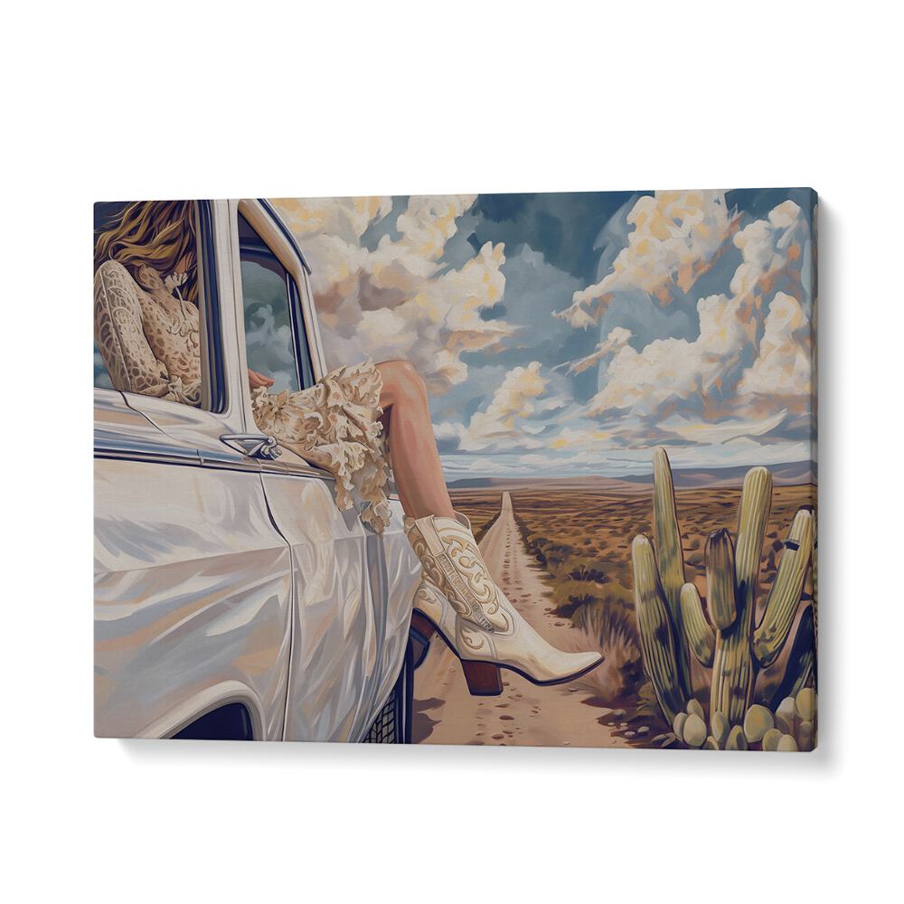 road trip electric wall art prints in Gallery Wrap