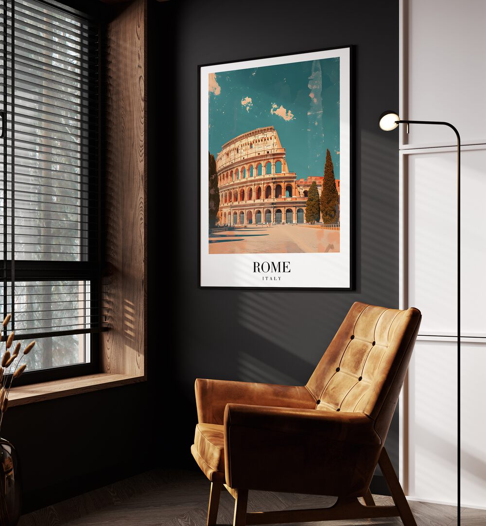 rome-italy I travel posters Artwork I placed on a Wall 