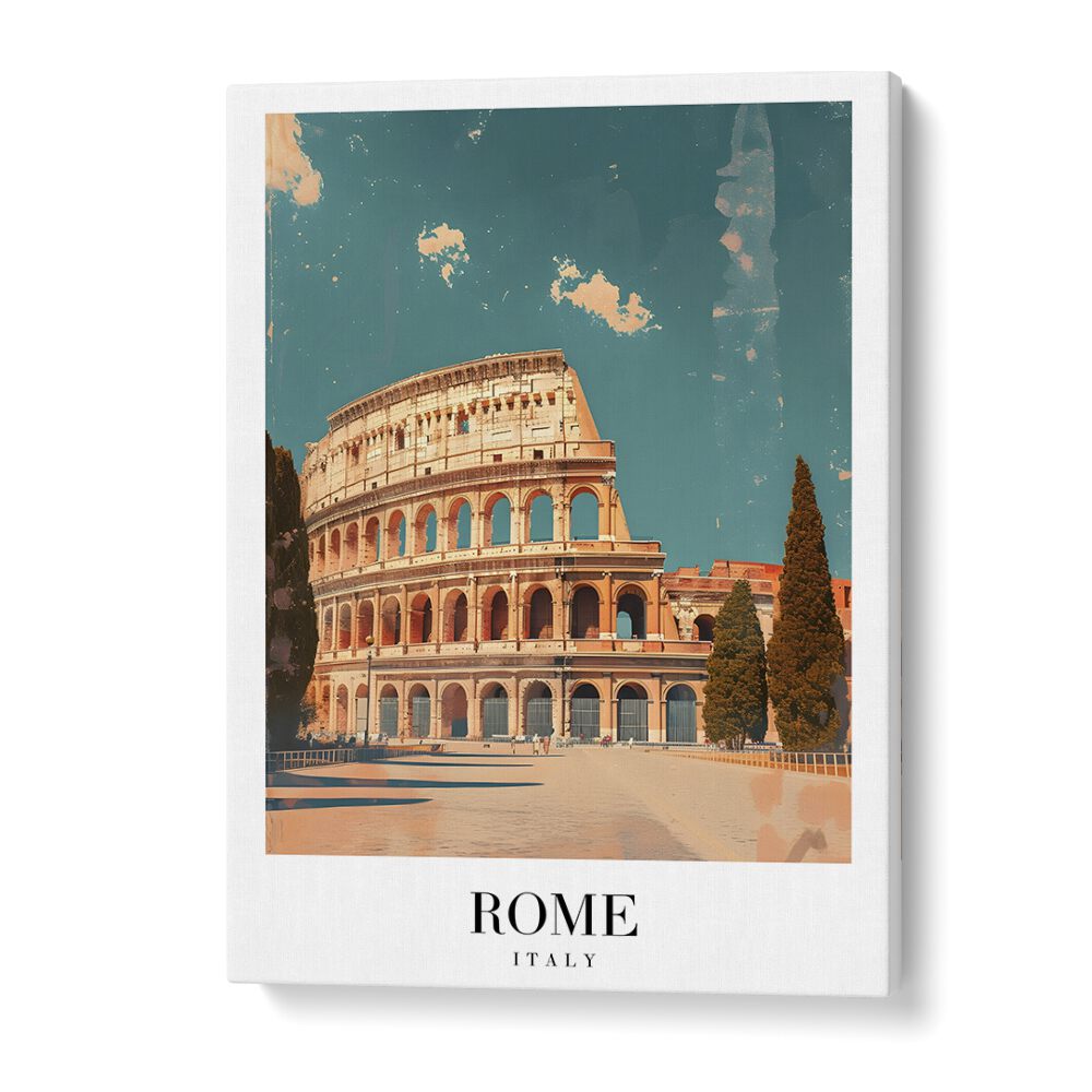 rome-italy I travel posters in Gallery Wrap