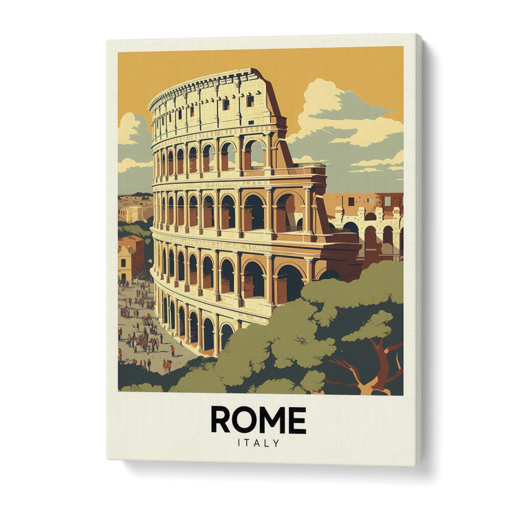 rome-italy III travel posters in Gallery Wrap