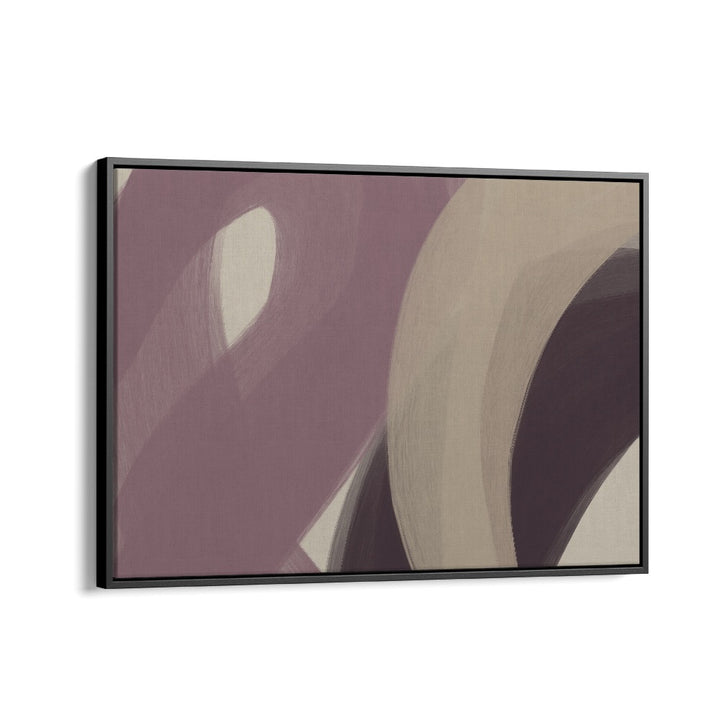 romy by yopie studio abstract art paintings in Black Floater Frame