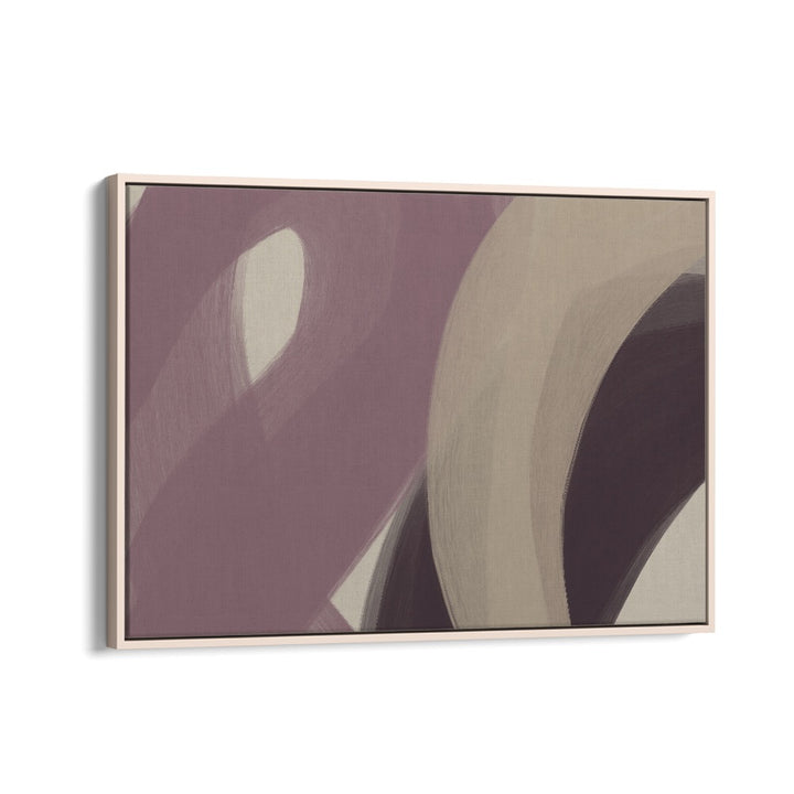 romy by yopie studio abstract art paintings in Oak Wood Floater Frame