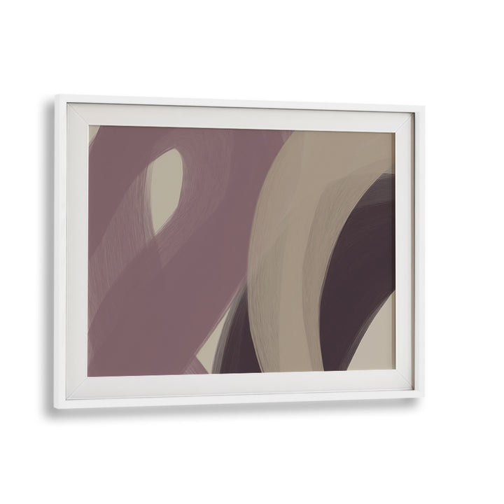 romy by yopie studio abstract art paintings in White Frame With Mount 