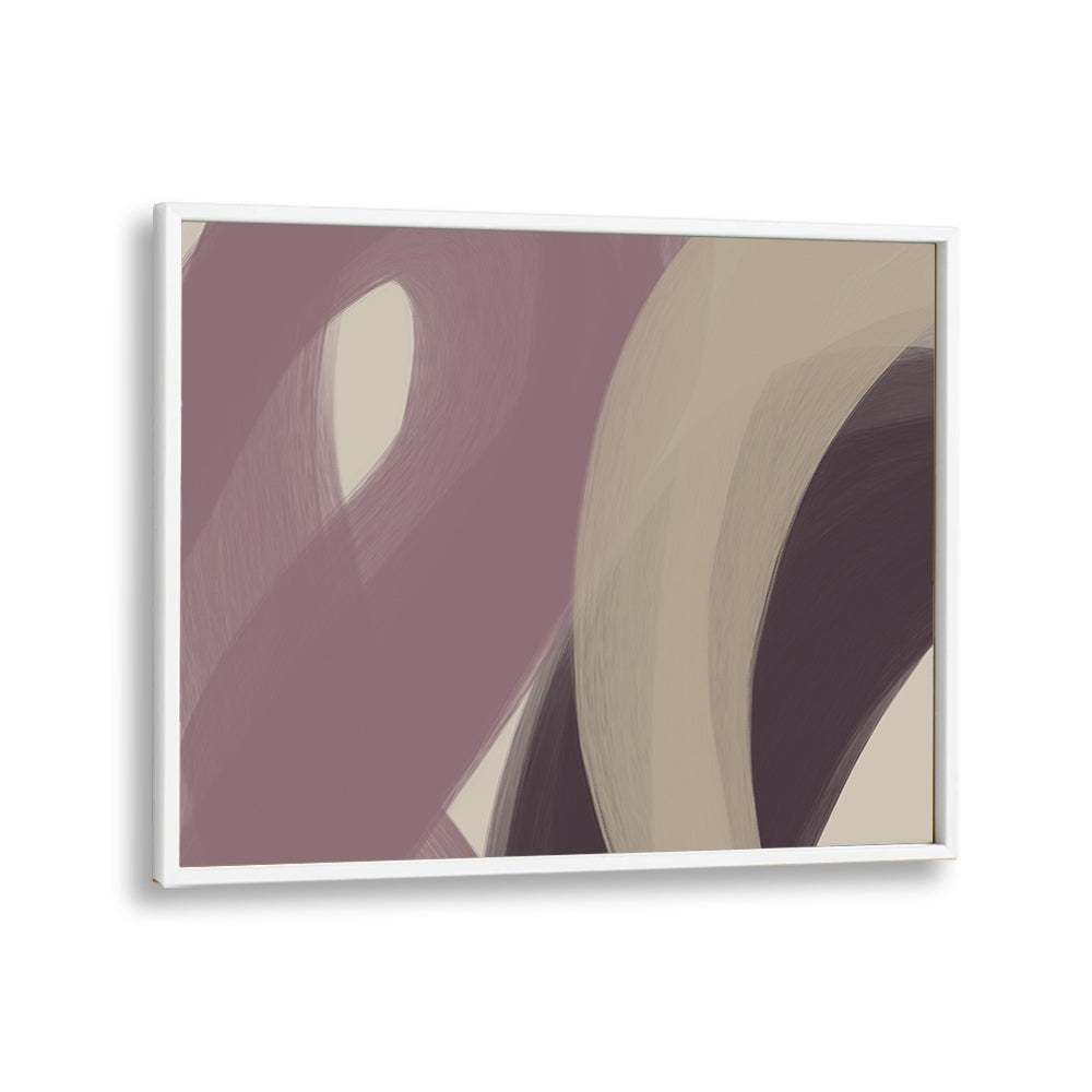 romy by yopie studio abstract art paintings in White Plain Frame